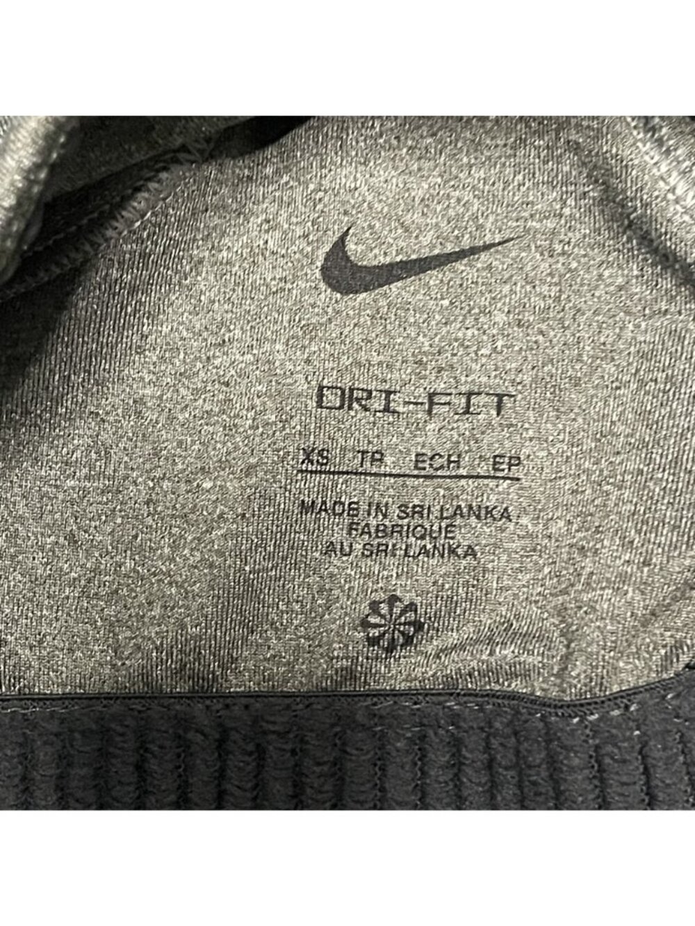 Nike Womens Gray Racerback Sports Bra Dri-Fit XS - Picture 3 of 5